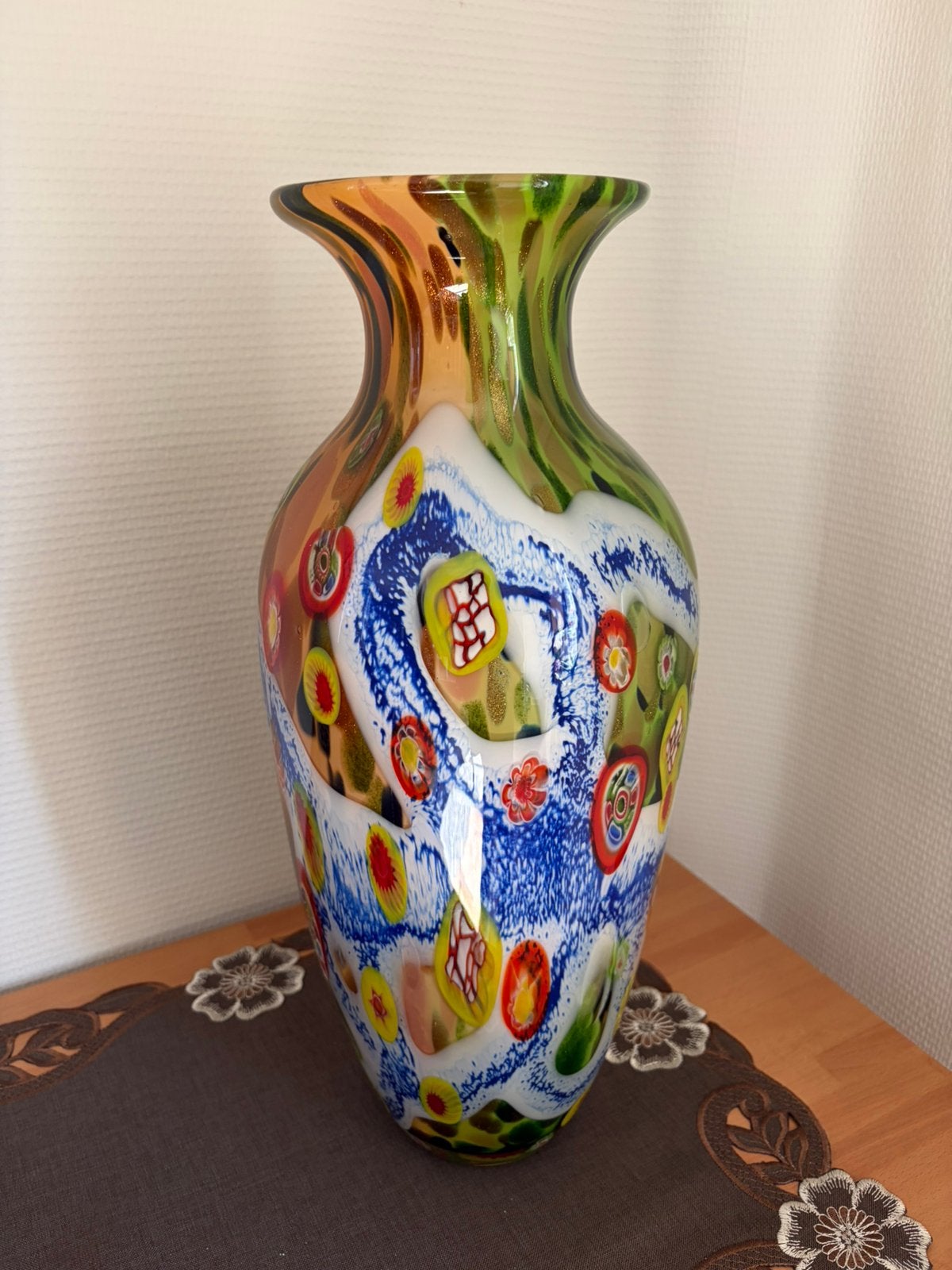 Murano-stijl vaas, Ophalen