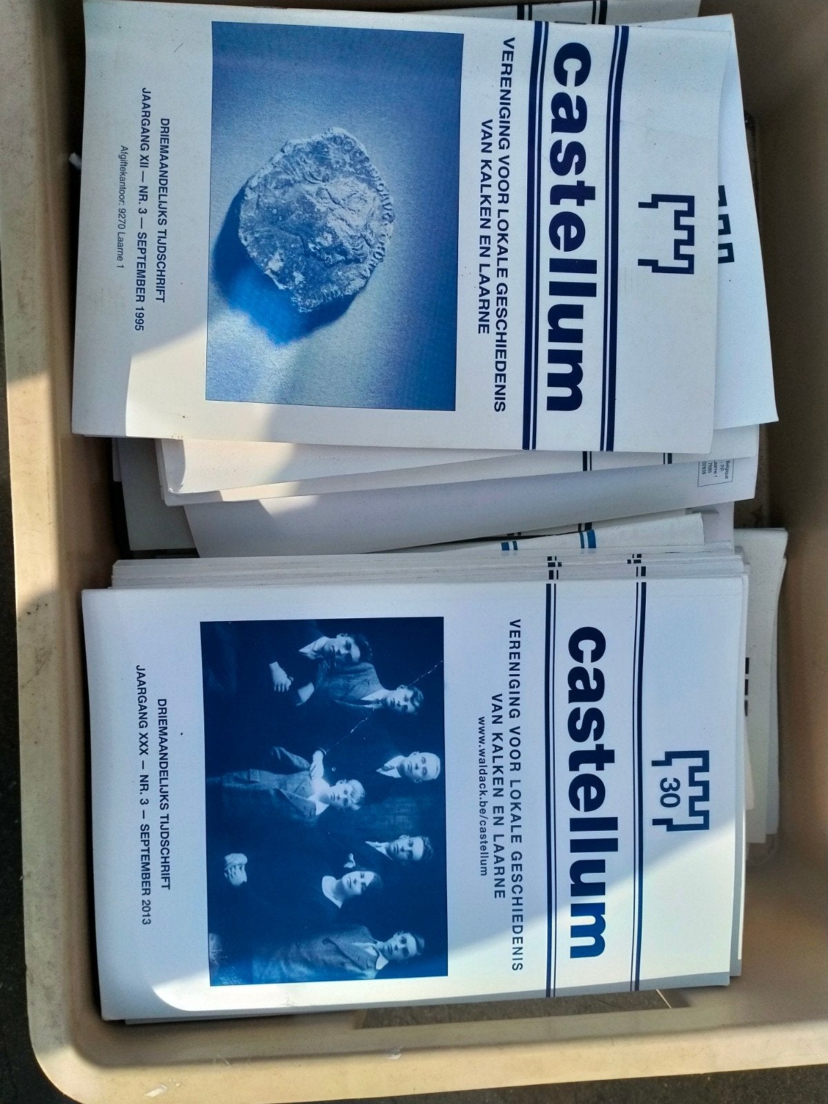 lot Castellum tijdschriften Laarne Kalken, Boeken, Ophalen
