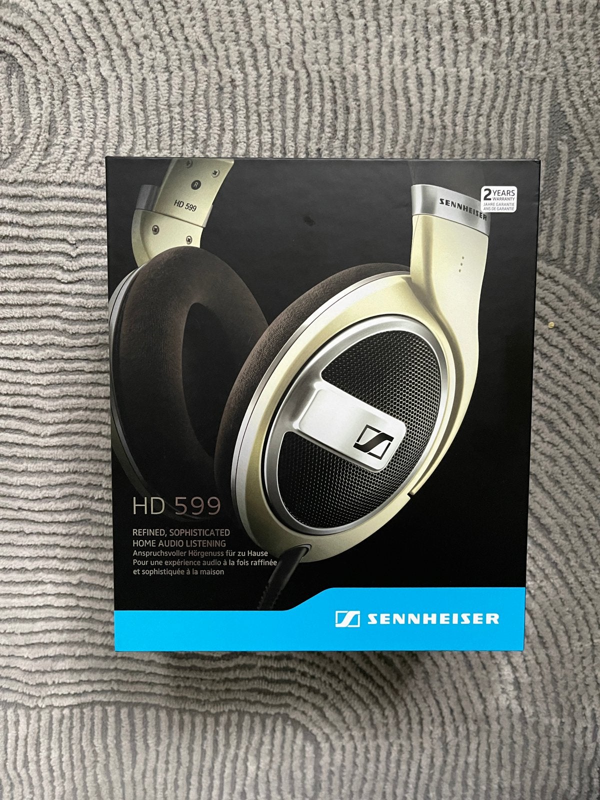 Sennheiser HD 599 als nieuw met Garantie !!!, Ophalen of Verzenden, Zo goed als nieuw, Sennheiser