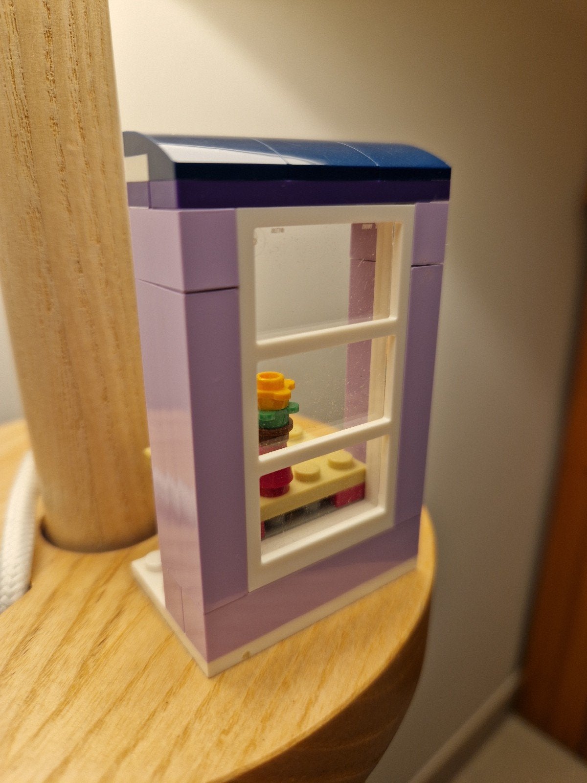 Lego tafel met bloem aan ruitkant, Ophalen of Verzenden, Losse stenen, Lego