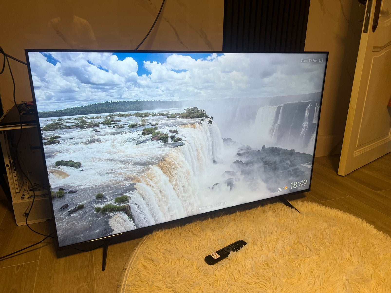 Smart Tv 2024 4k 55 inch TCL, Enlèvement, Comme neuf, 4k (UHD), Smart TV