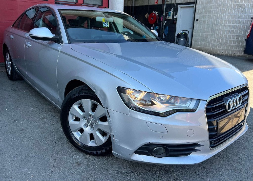 Audi A6 3.0 TDi V6 + NAVI + CUIR (bj 2011), Auto's, Audi, Gebruikt, Zwart, Bedrijf, 2967 cc