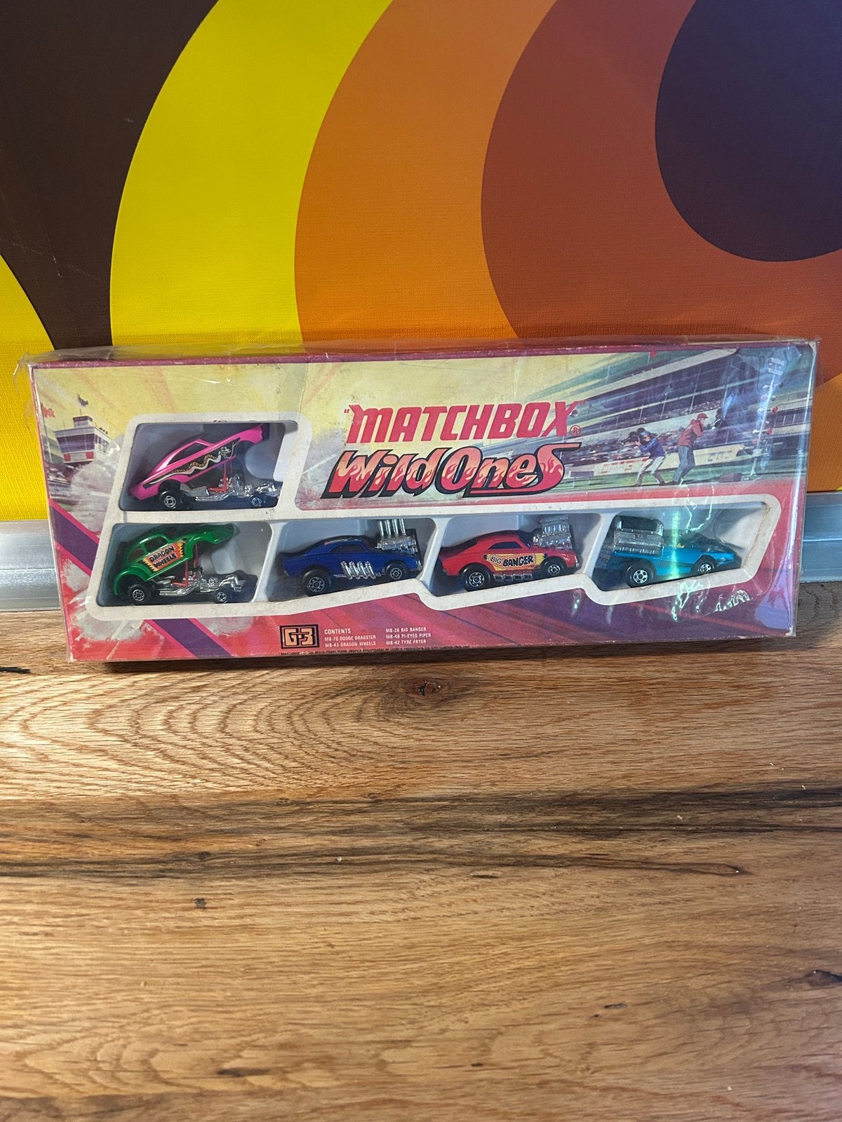 Matchbox superfast G-3 “Wild Ones”Dragster gift set, Verzamelen, Ophalen, Gebruikt