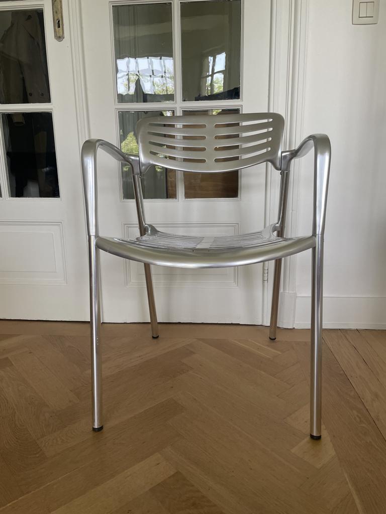 Chaise Toledo en aluminium par Jorge Pensi, Moins de 75 cm, Vintage, Enlèvement, Utilisé