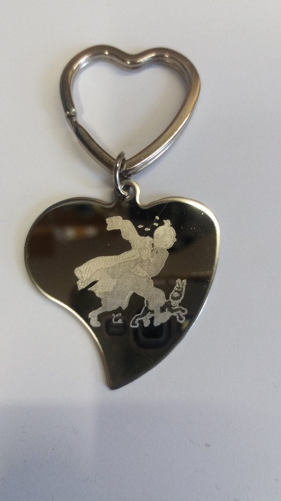 Stalen sleutelhanger: TINTIN, Verzamelen, Ophalen of Verzenden, Nieuw, Merk