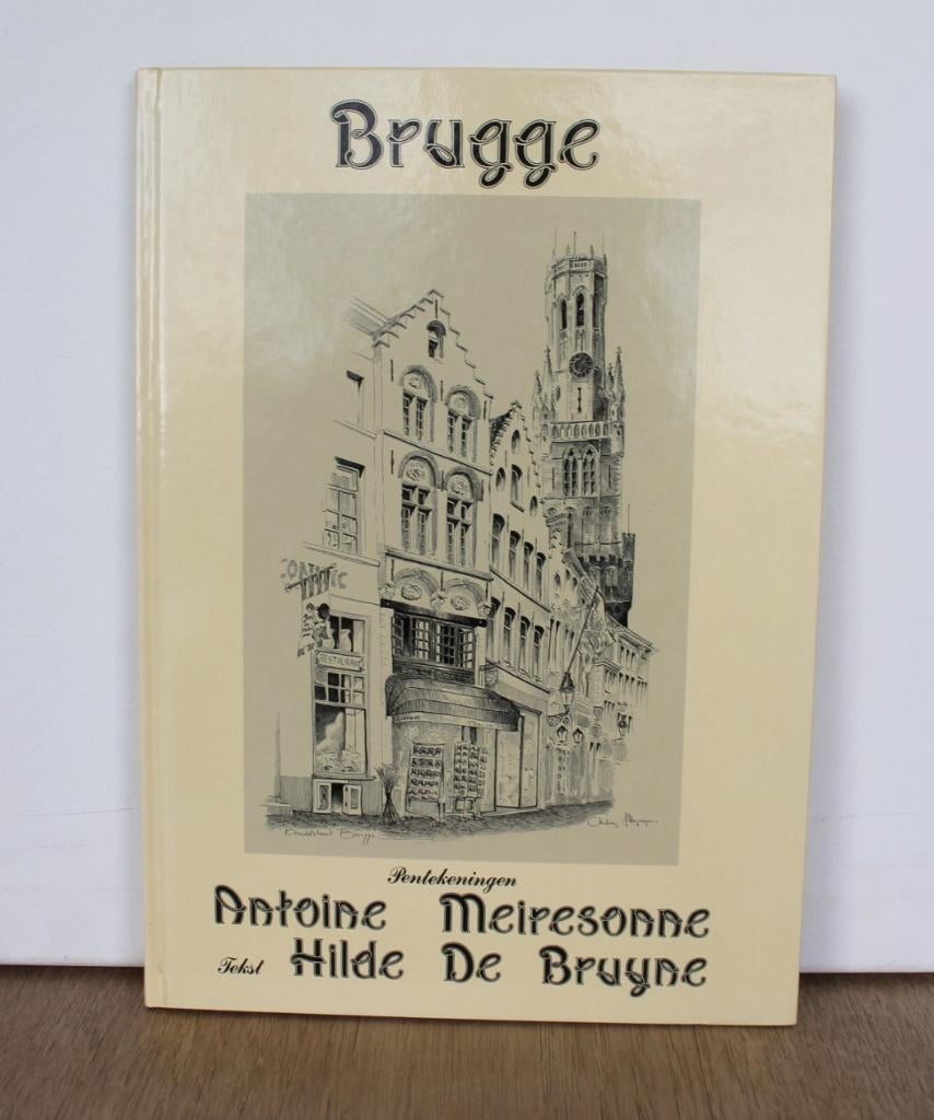 Brugge Antoine Meiresonne, pentekeningen, gesigneerd. 1995, Boeken, Ophalen of Verzenden, Zo goed als nieuw, Antoine Meiresonne