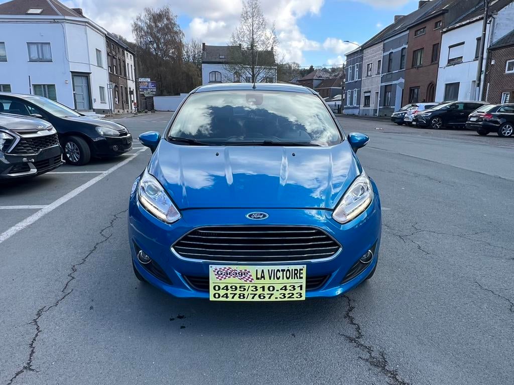 Ford Fiesta 1.0 essence 5Portes 2015année 74kw 0032478667323, Voorwielaandrijving, Euro 5, Stof, Blauw