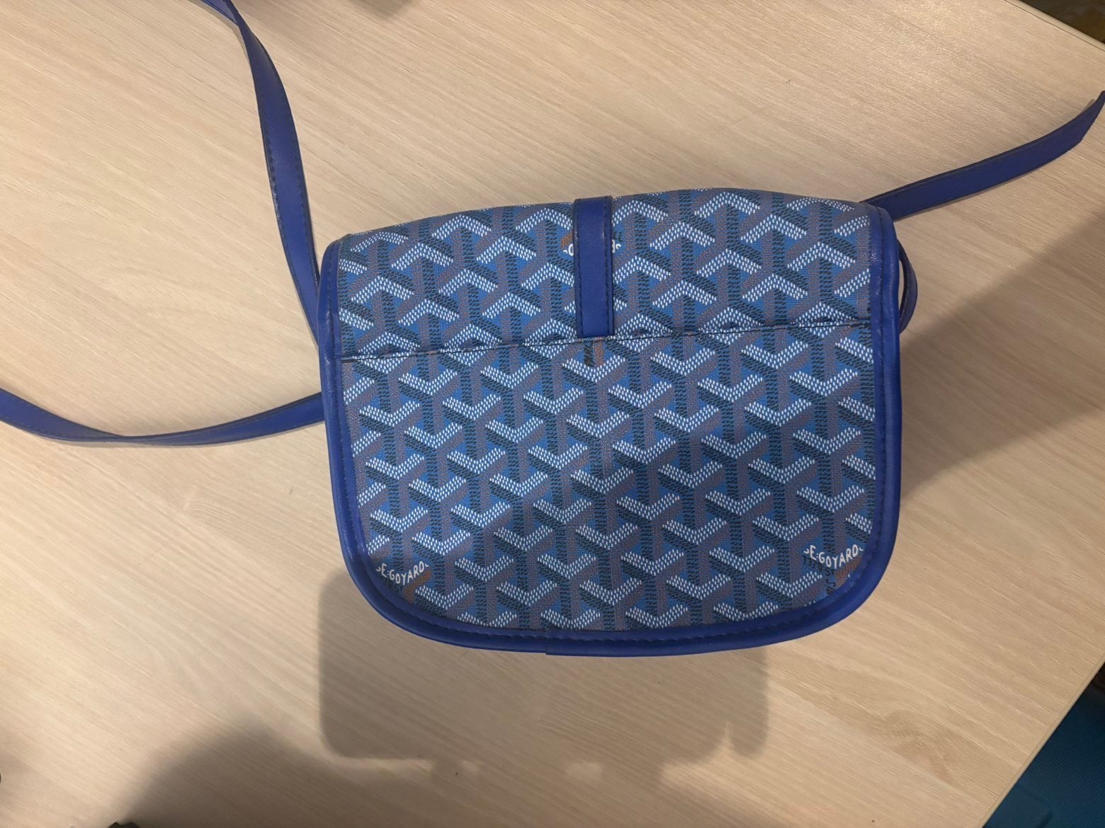 Goyard, Handtassen en Accessoires, Tassen | Schoudertassen, Ophalen, Zo goed als nieuw, Blauw