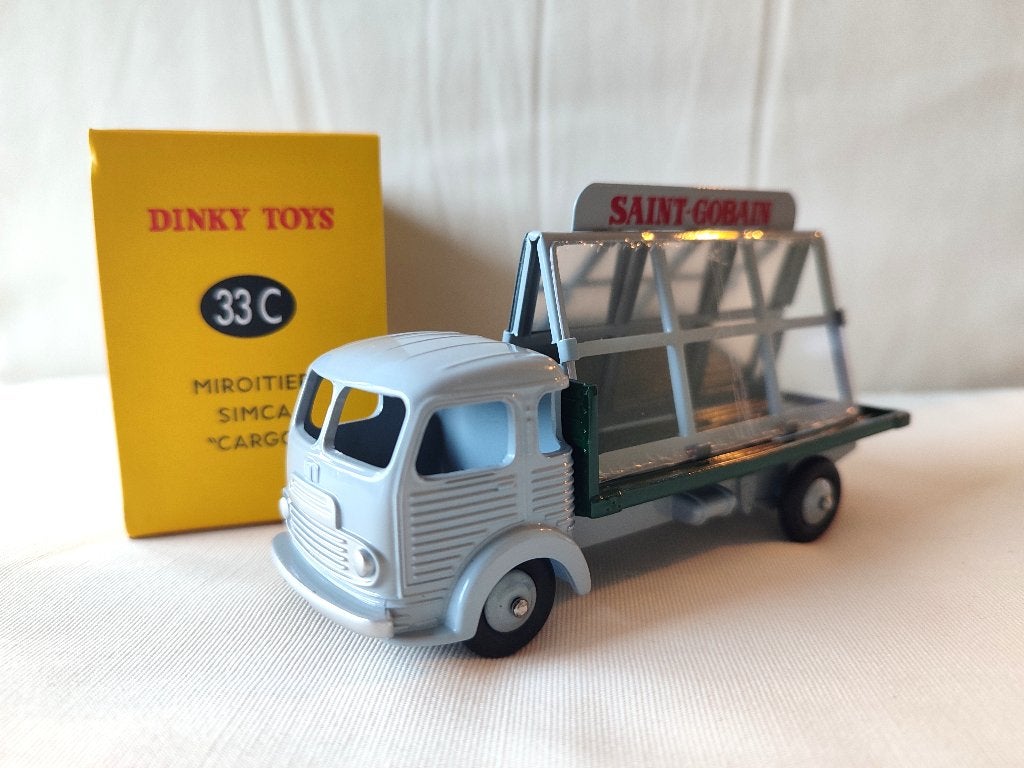 Dinky Atlas _ SIMCA CARGO "Miroitier"_ ref. 33C., Hobby & Loisirs créatifs, Voitures miniatures | 1:43, Enlèvement ou Envoi, Comme neuf