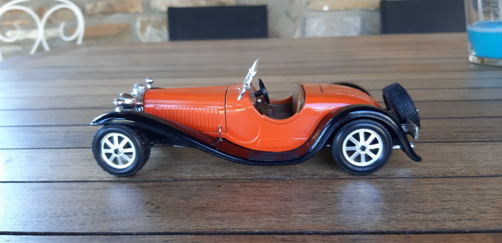 BUGATTI type 55 1932 1/24 Burago, Enlèvement ou Envoi, Comme neuf, Voiture, Burago