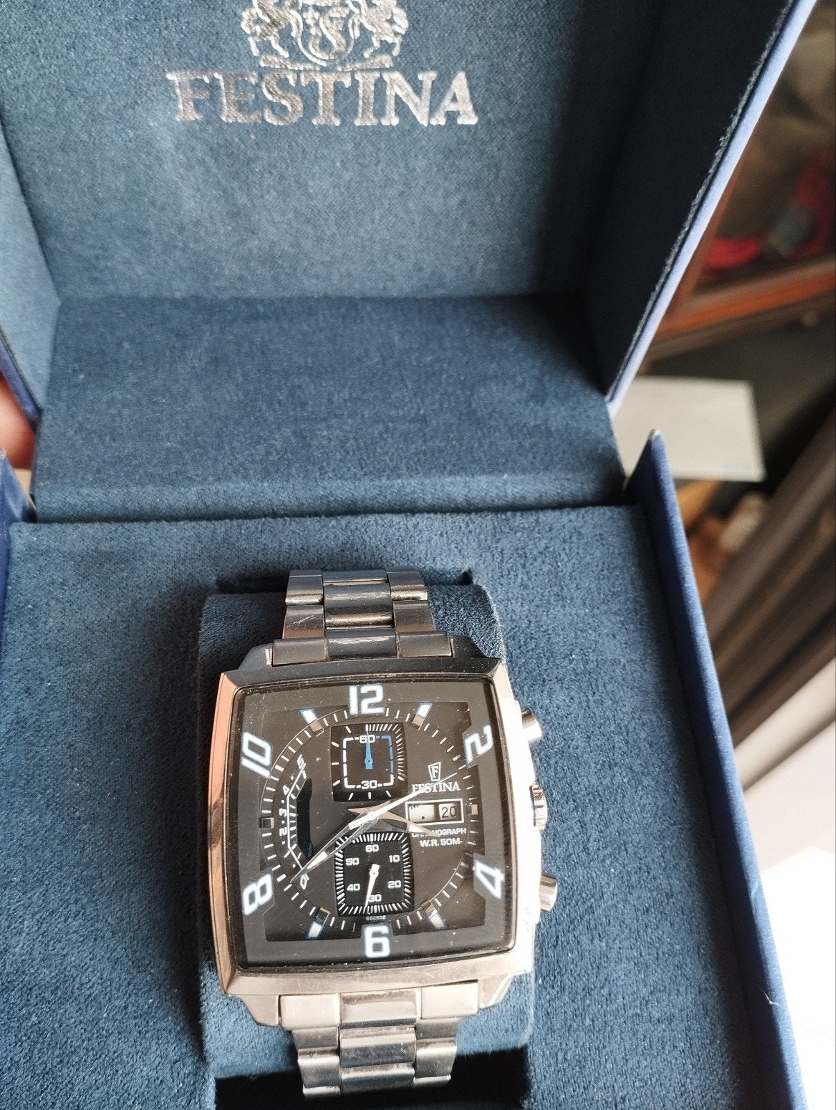 Montre Festina chronographe, Antiek en Kunst, Antiek | Overige Antiek