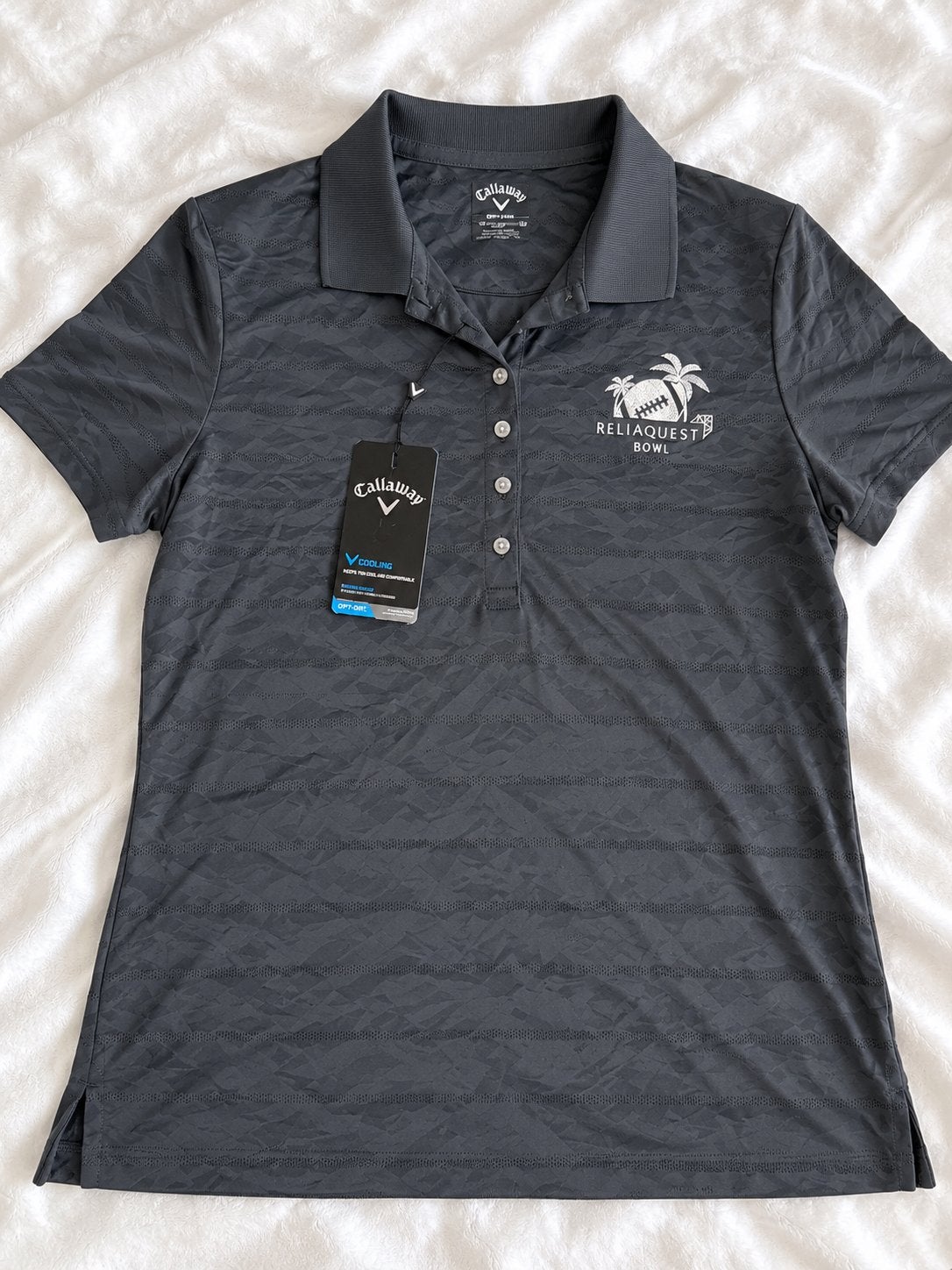 Polo Callaway Golf gris foncé Opti-Dri – Taille M, Neuf, Taille 38/40 (M), Gris, Enlèvement ou Envoi
