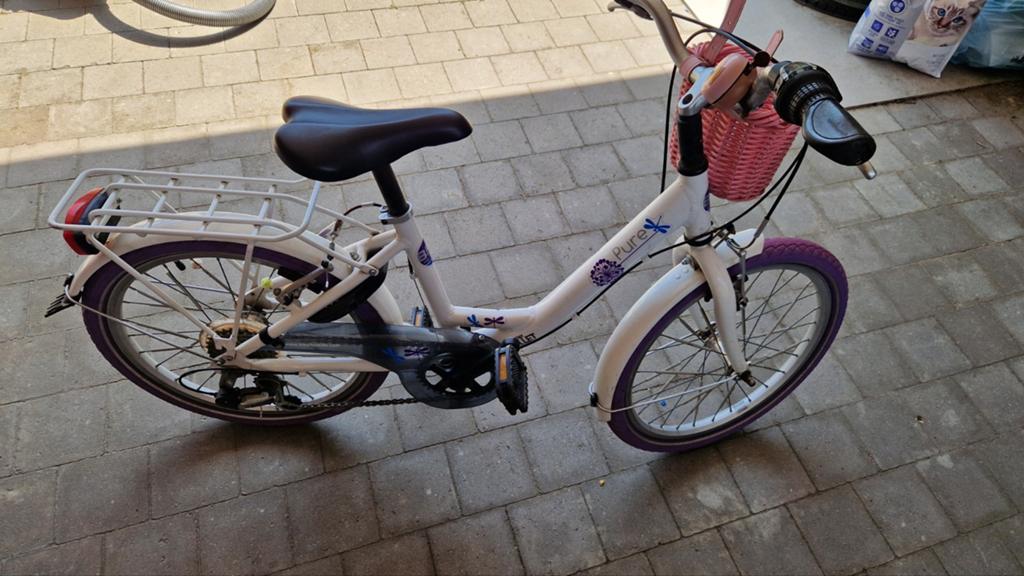 BFK meisjesfiets met mandje, Ophalen
