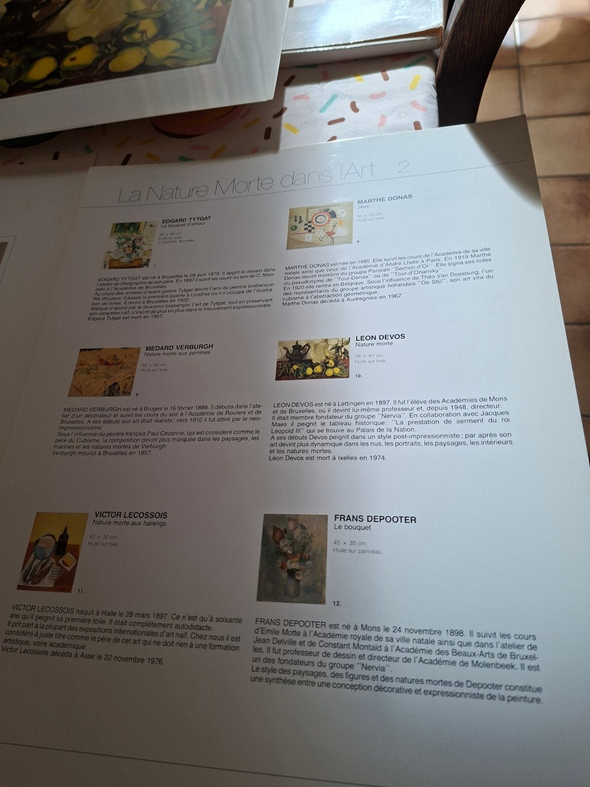 6 reproductions peintres belges. Neuves., Enlèvement ou Envoi
