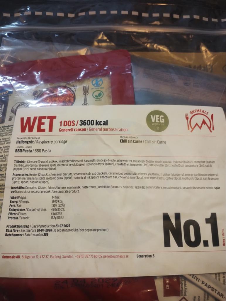 outmeals , MRE, 24h noodrantsoen, trekking , kamperen, Verzamelen, Ophalen of Verzenden