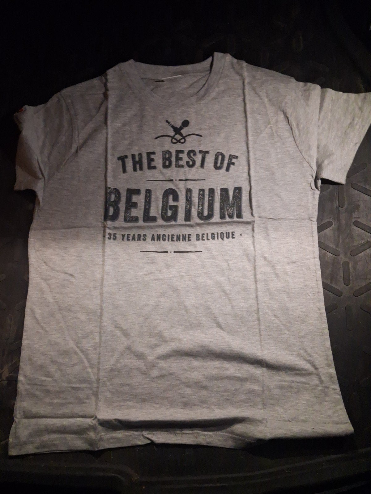 tshirt The best of Belgium, Ophalen of Verzenden, Nieuw, Maat 52/54 (L), Grijs