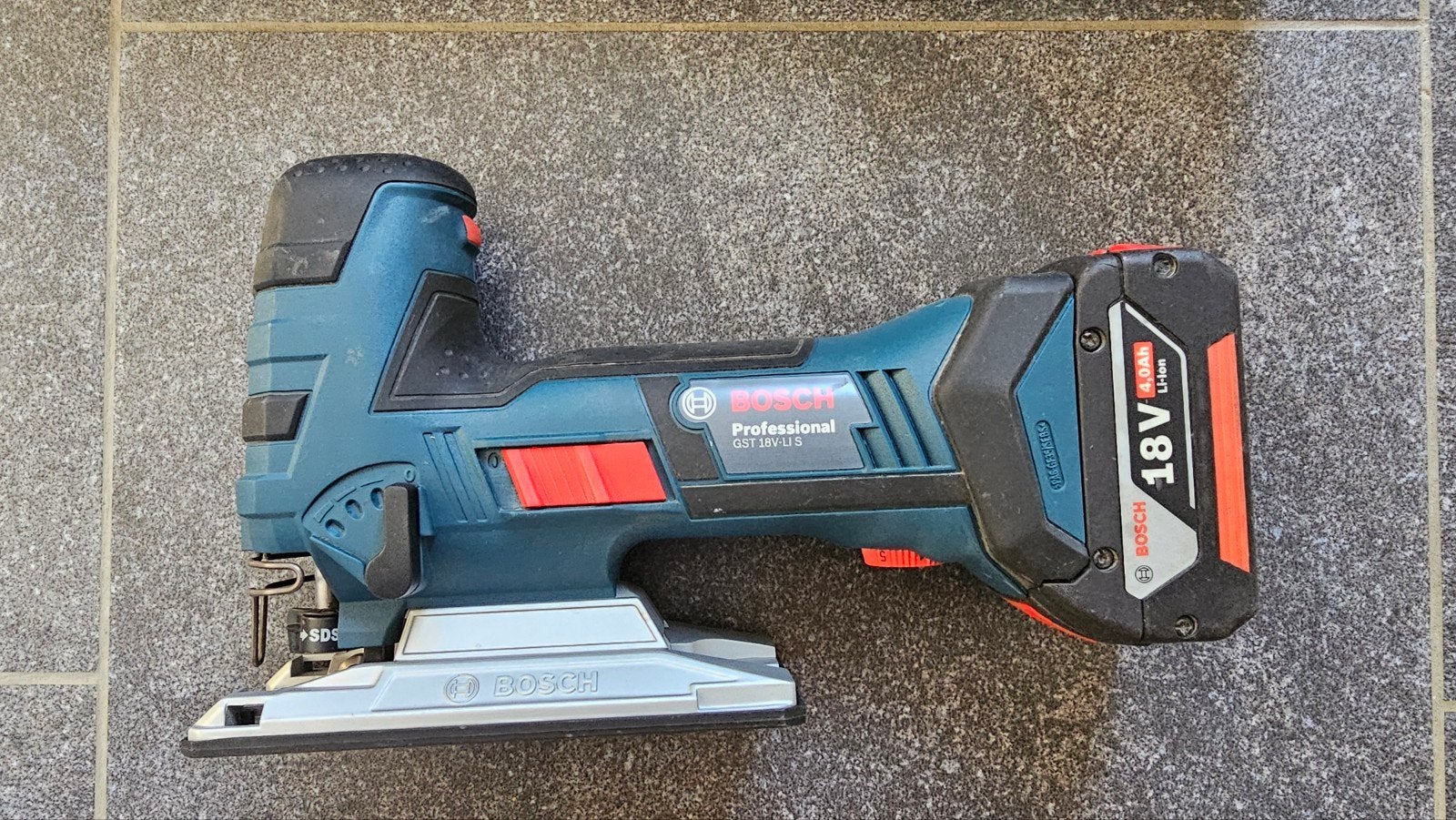 Bosch GST 18V-Li professionnel, Bricolage & Construction, Enlèvement, Comme neuf, Scie, Bosch