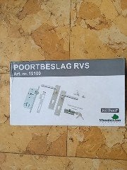 2 x compleet poort/deurbeslag, Enlèvement