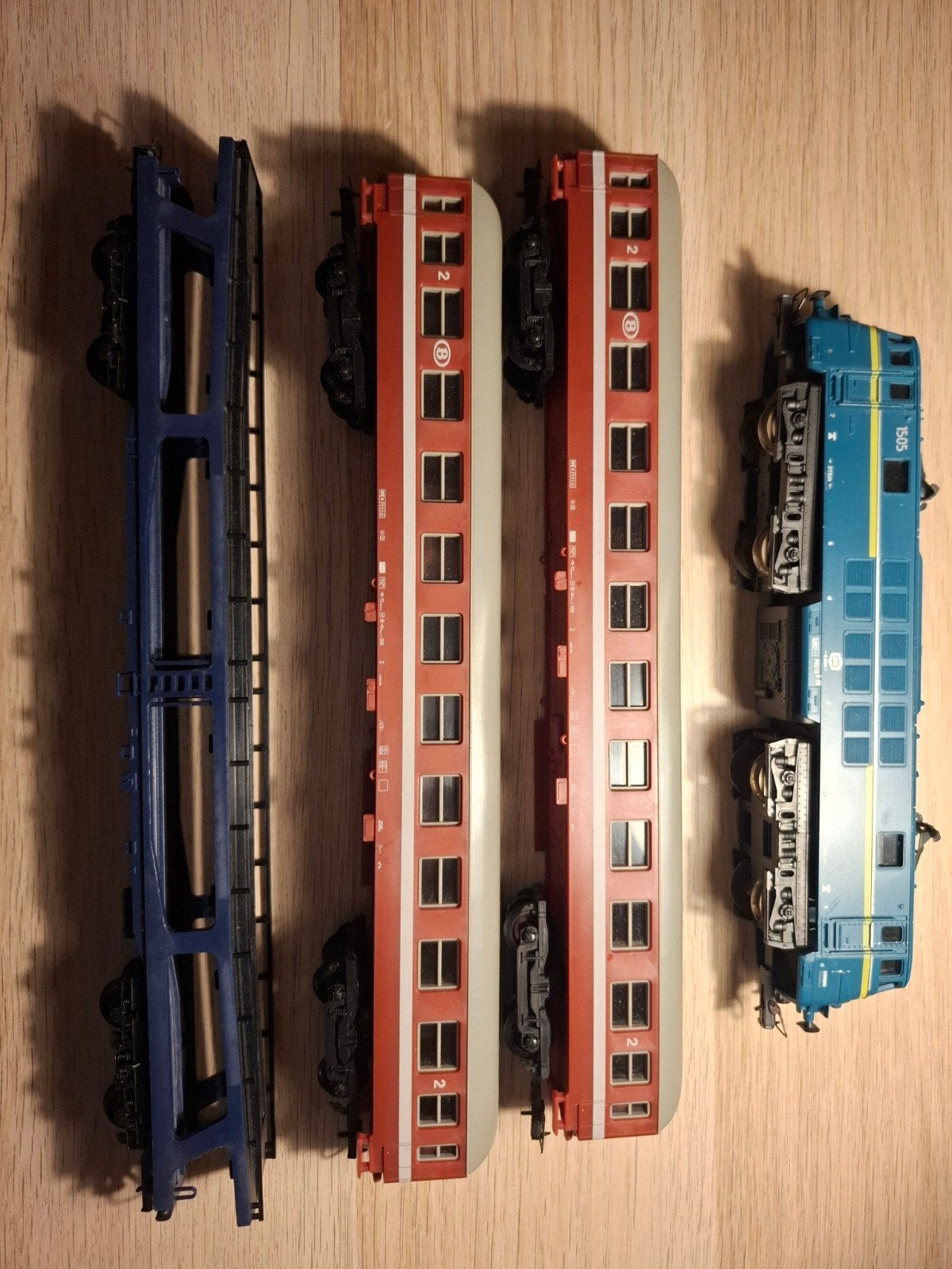 Rame Lima de la SNCB (Belgique) en analogique DC (2 Rails), Treinset, Ophalen of Verzenden, Zo goed als nieuw, Analoog