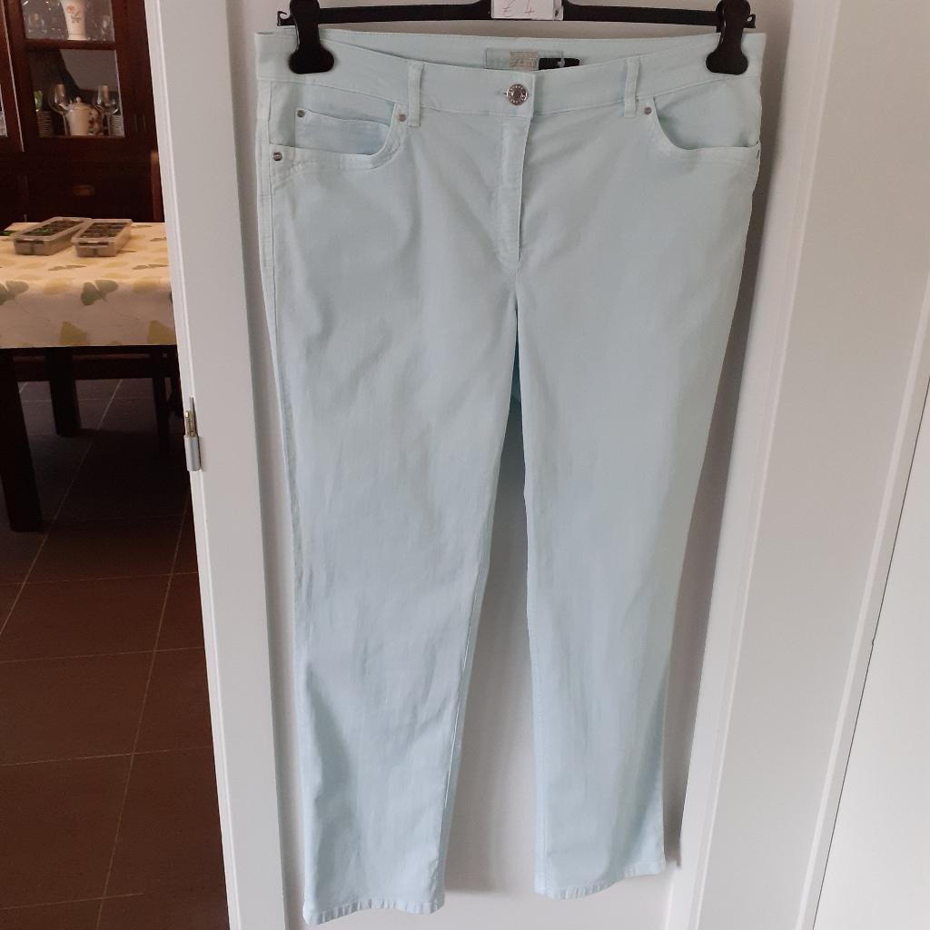 ZERRES JEANS Nieuwe mintgroen spijkerbroek Mt: 46 Prijs: € 4, Overige kleuren, Overige jeansmaten, Nieuw, Ophalen of Verzenden