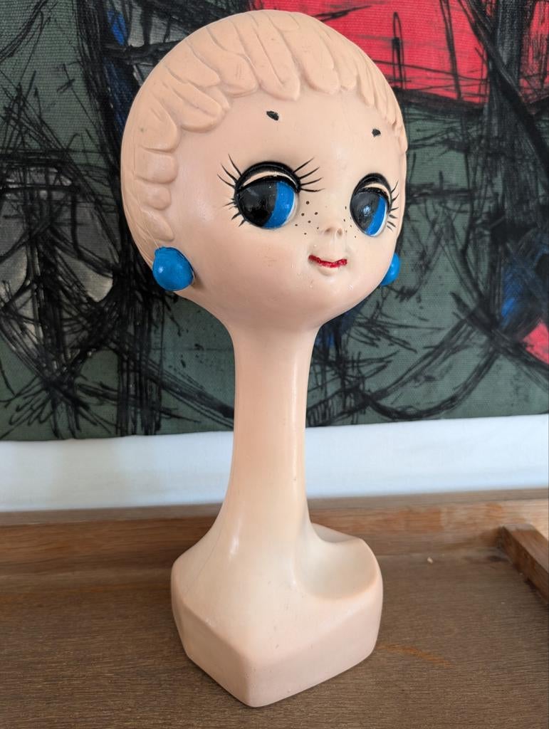 Vintage Twiggy Head, Antiek en Kunst, Ophalen