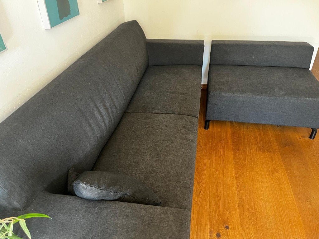 Zetel, Huis en Inrichting, Ophalen, Gebruikt, Hoekbank, 200 tot 250 cm