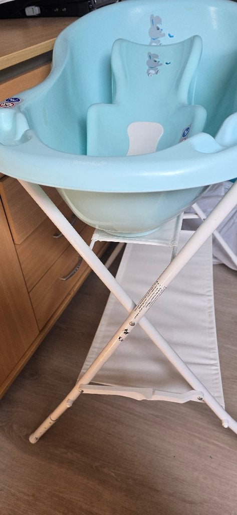 baignoire+ transat et support  Dreambaby, Enlèvement, Comme neuf, Baignoire, Autres marques