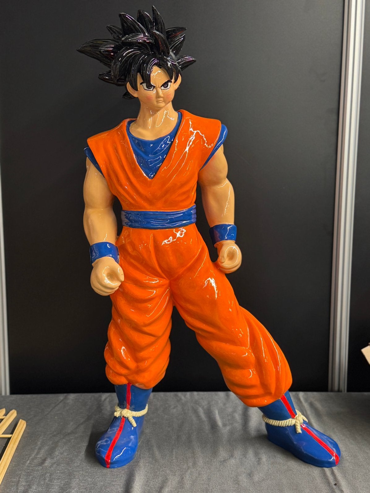 Groot Goku Dragon ball Z beeld, Ophalen, Gebruikt, Beeldje, Replica of Model, .