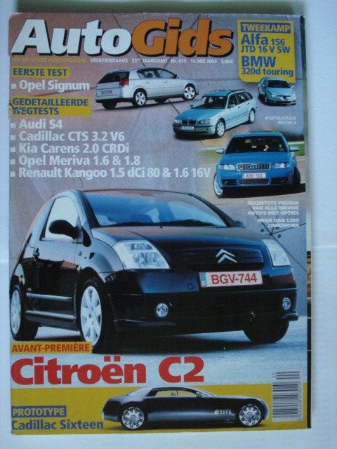 AutoGids 615, Boeken, Auto's | Folders en Tijdschriften, Gelezen, Algemeen, Verzenden
