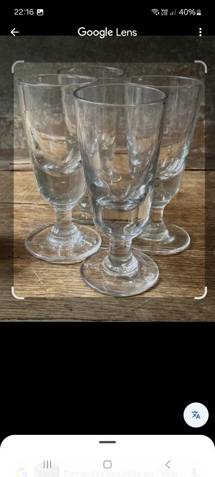 verres anciens liqueurs,  coupe, bières.., Enlèvement, Comme neuf, Verre à bière