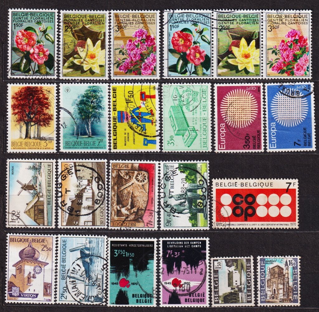 België 1970 compleet jaar gestempeld, Verzenden, Gestempeld, Gestempeld
