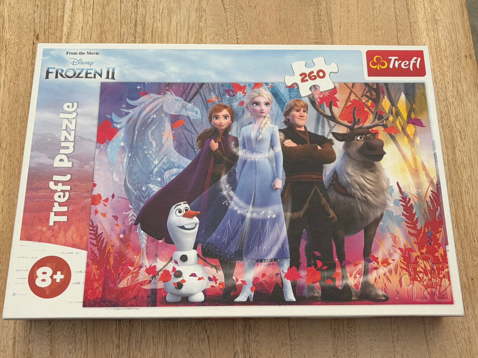Puzzel - Trefl - 260 stukken - Frozen II, Kinderen en Baby's, Ophalen of Verzenden, Meer dan 50 stukjes, Zo goed als nieuw, 6 jaar of ouder