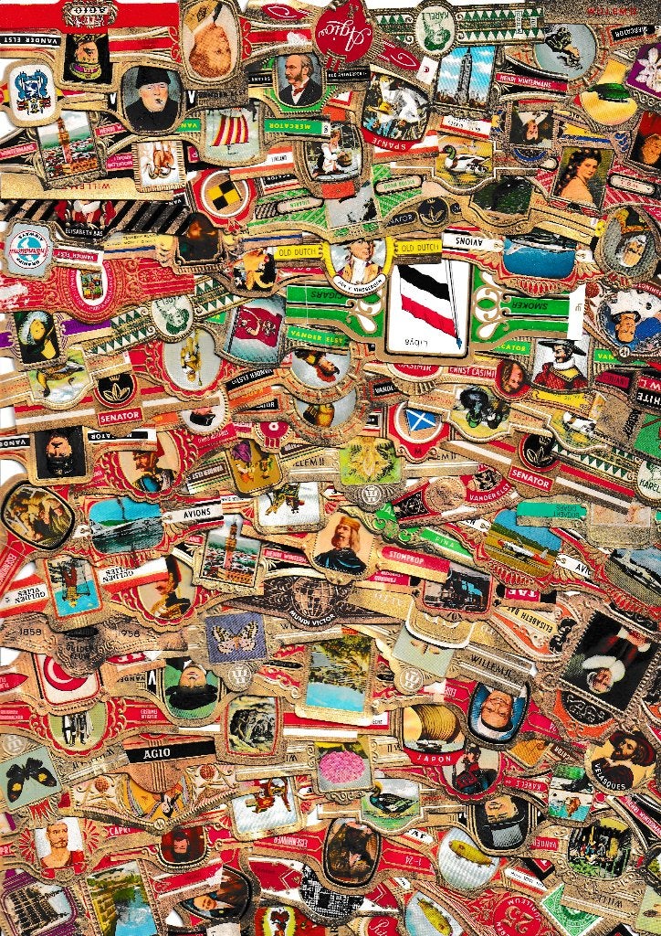 lot de 1000 pièces d'anciens bracelets à cigares de Varia,, Collections, Enlèvement ou Envoi, Utilisé, Bagues de cigare