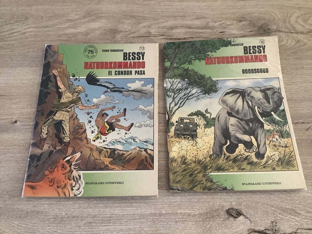 Bessy natuurkommando verschillende strips, Boeken, Gelezen, Willy Vandersteen, Ophalen of Verzenden, Meerdere stripboeken