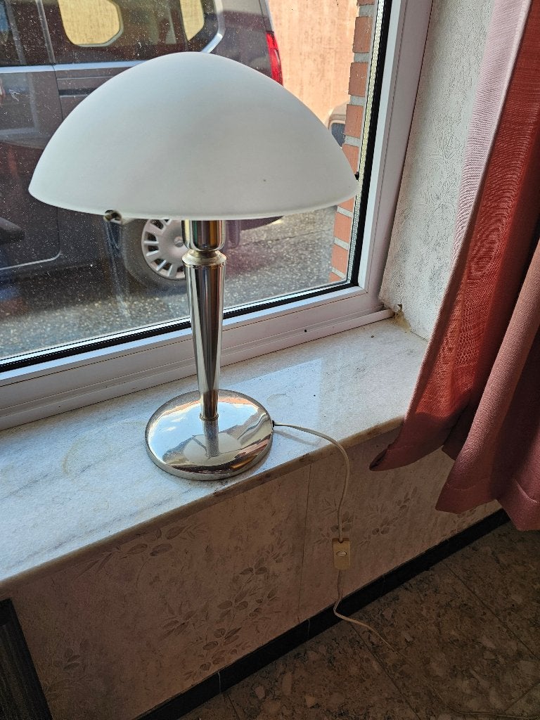 Staande lamp, Ophalen, Vintage, Zo goed als nieuw, Glas