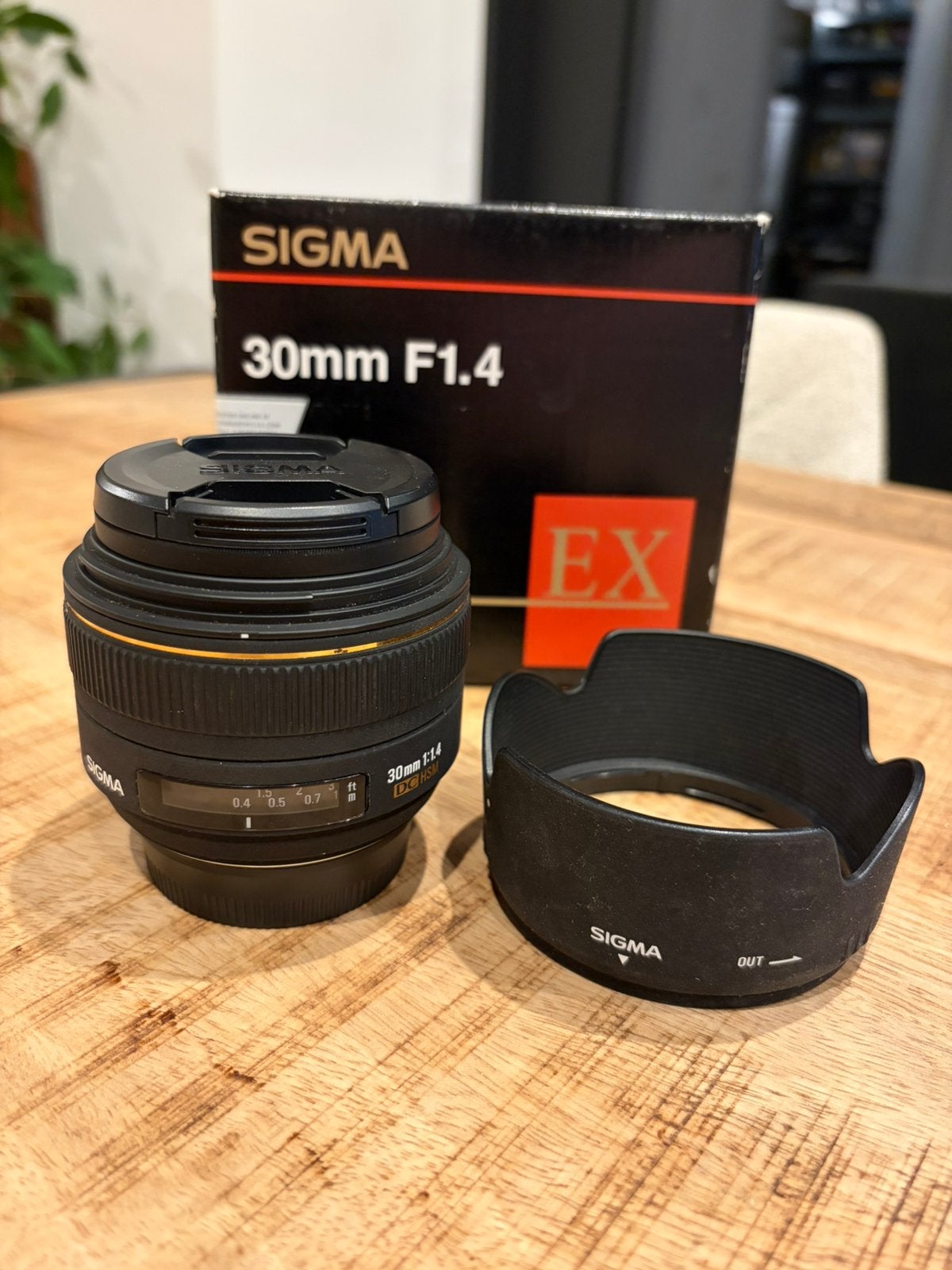 Sigma 30 mm f/1,4 EX DC HSM — Nikon, TV, Hi-fi & Vidéo, Enlèvement ou Envoi, Utilisé, Nikon, Lentille standard