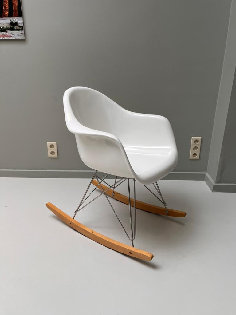 Eames Style RAR Design Schommelstoel - Mid Century Modern, Moins de 75 cm, Comme neuf, Synthétique, Enlèvement