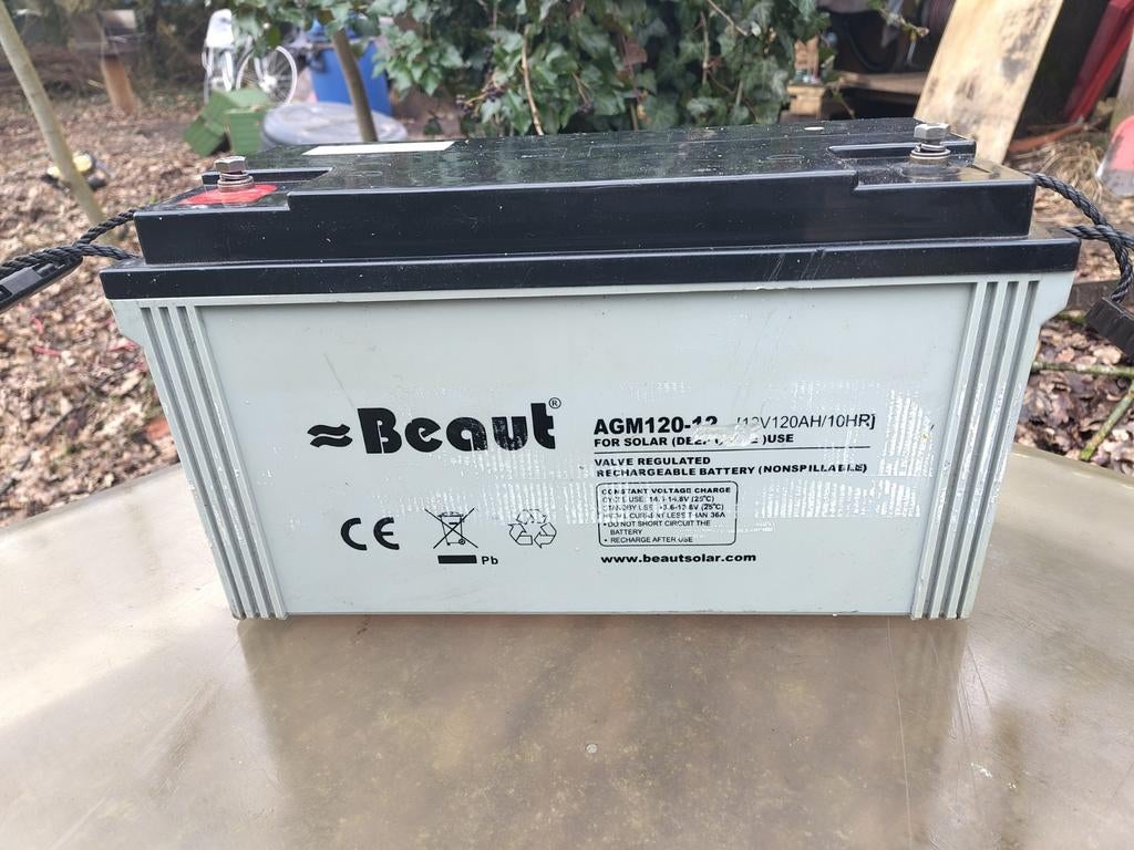 DEEP CYCLE BATTERIJ ACCU VOOR ZONNEPANEEL,BOOT ETC, Enlèvement