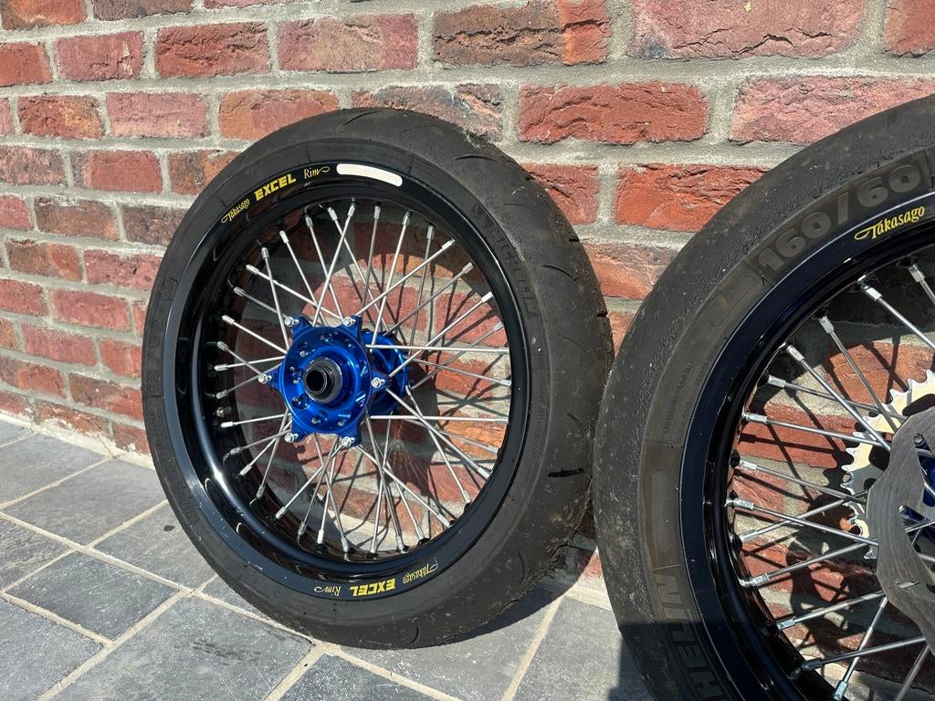 Jantes supermotard Excel / Haan Wheels 17” – 3.50 / 5.00, Enlèvement, Utilisé