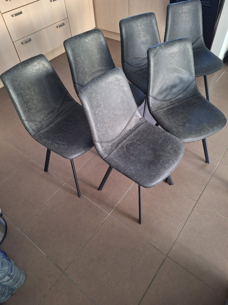 6 eetkamerstoelen, Ophalen, Zo goed als nieuw