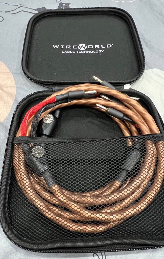 Wireworld Mini Eclipse 8 (2x3m), Ophalen of Verzenden, Zo goed als nieuw, 2 tot 5 meter, Luidsprekerkabel