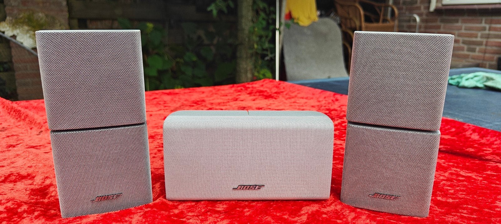 Bose Dubbele Cube luidsprekers 3x zilvergrijs, Enlèvement ou Envoi
