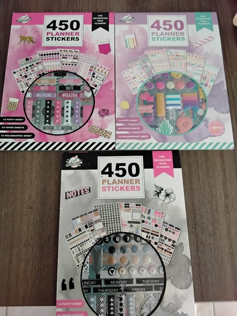 Knutselspullen stickers 3 stuks 5 euro, Ophalen, Zo goed als nieuw