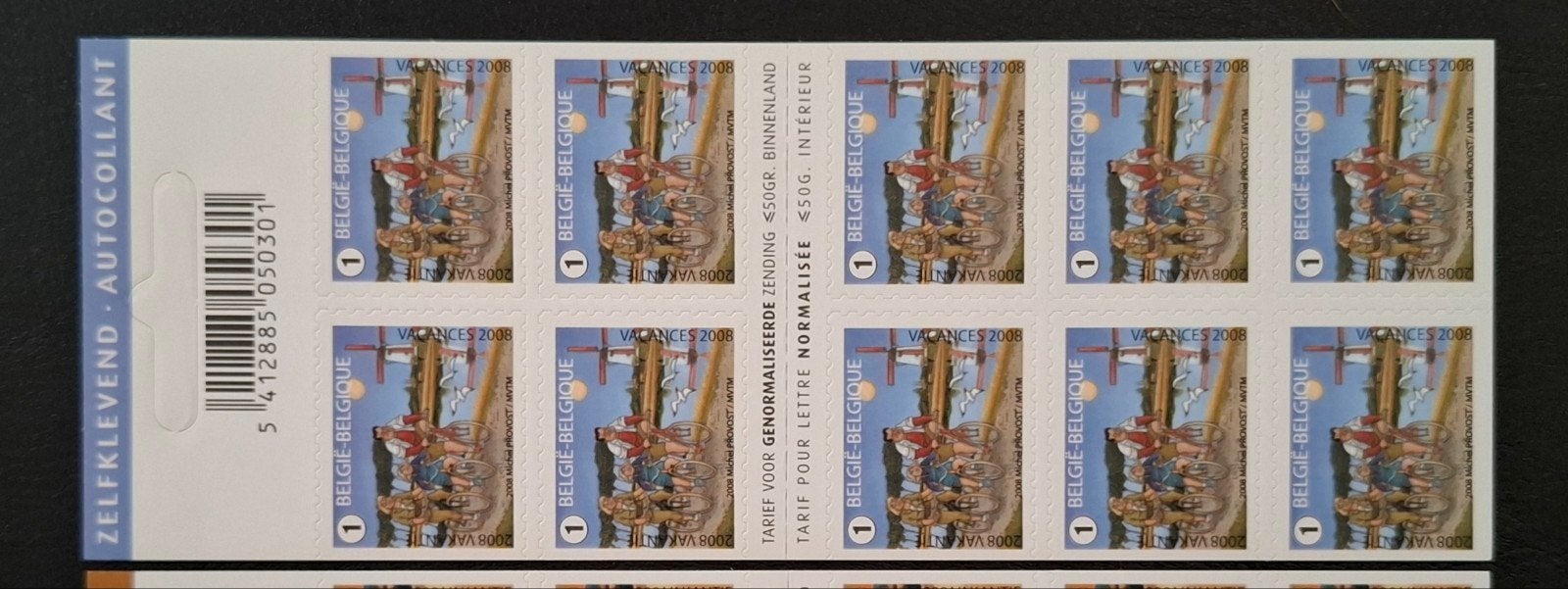 België: OBP 3792-B93 ** Zomerzegels 2008., Frankeerzegel, Ophalen of Verzenden, Zonder stempel, Postfris