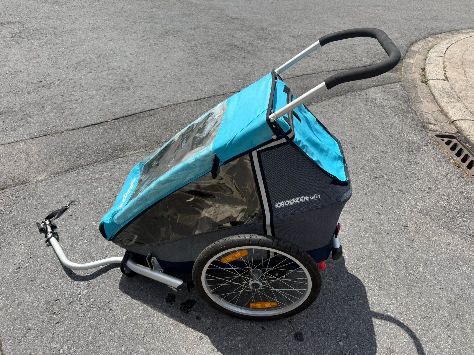 Croozer fietskar, Fietsen en Brommers, Ophalen, Gebruikt, Opvouwbaar, 20 tot 40 kg