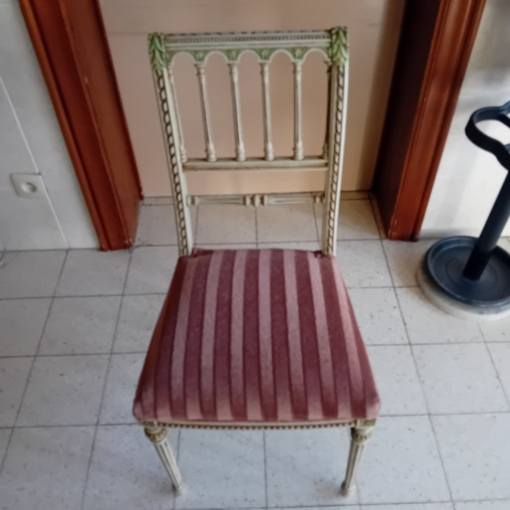 Chaises, Louis XVI, Autres couleurs, Bois, Deux