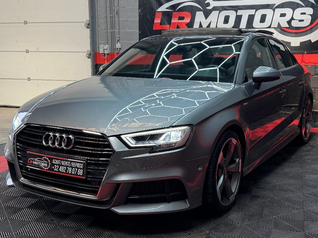 ** Audi A3 Sedan//3x S-Line//S-Tronic**, Auto's, 1498 cc, 4 cilinders, Grijs, Zilver of Grijs