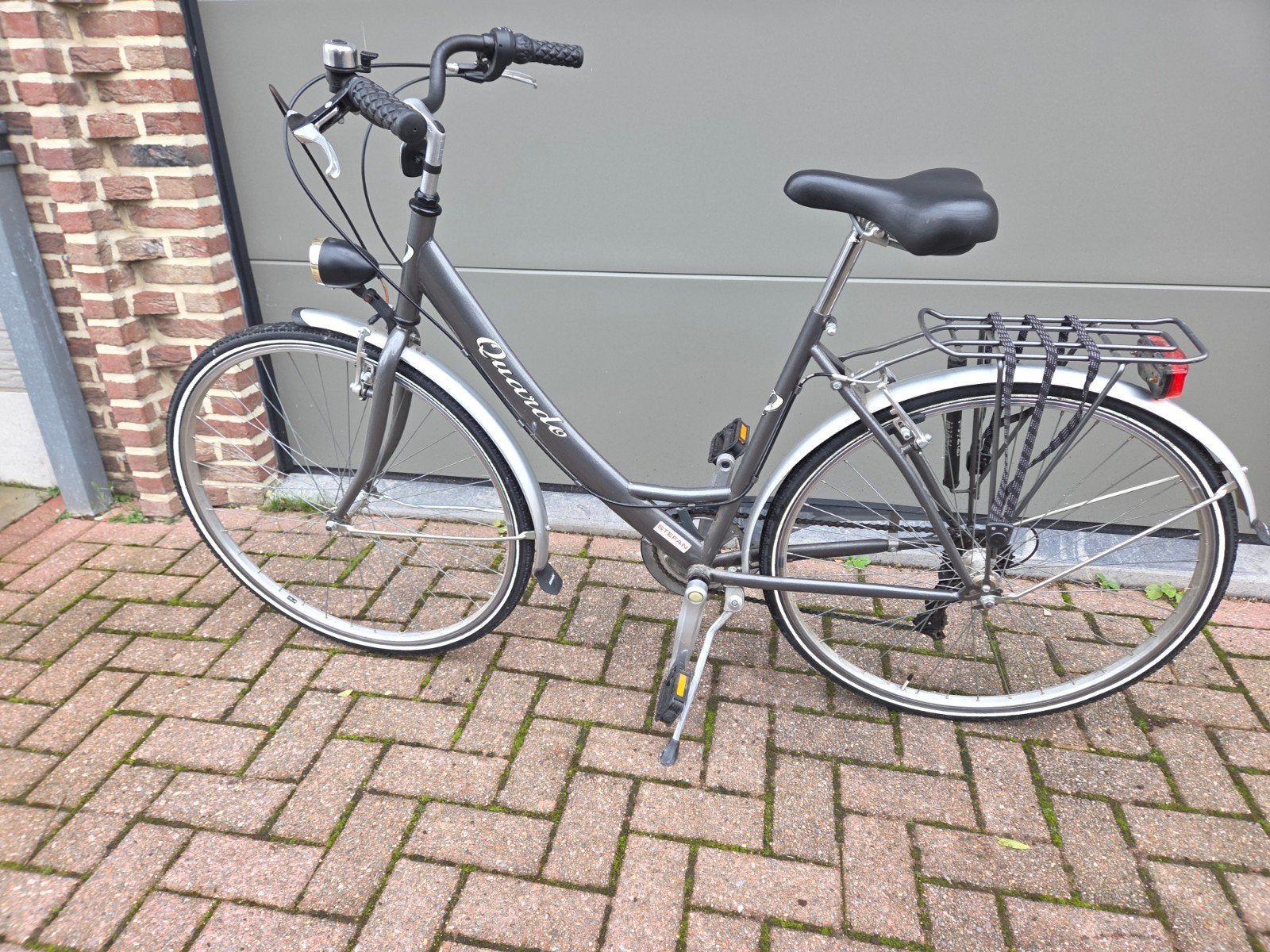 damesfiets met 7versnellingen, Ophalen