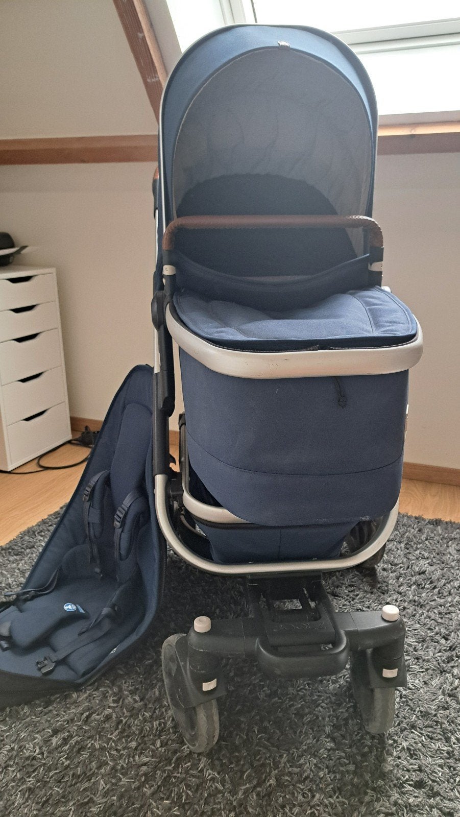 Kinderwagen Geo Joolz, incl. toebehoren, Duowagen, Zo goed als nieuw, Ophalen, Kinderwagen