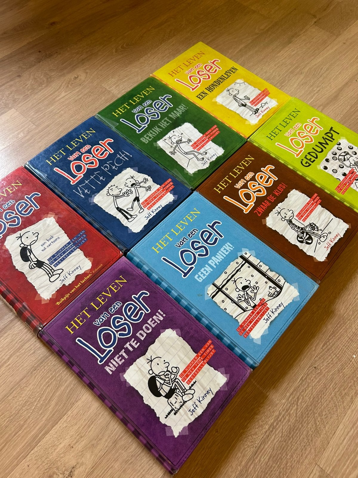 8x Het leven van een Loser – Jeff Kinney, Ophalen of Verzenden, Zo goed als nieuw, Fictie